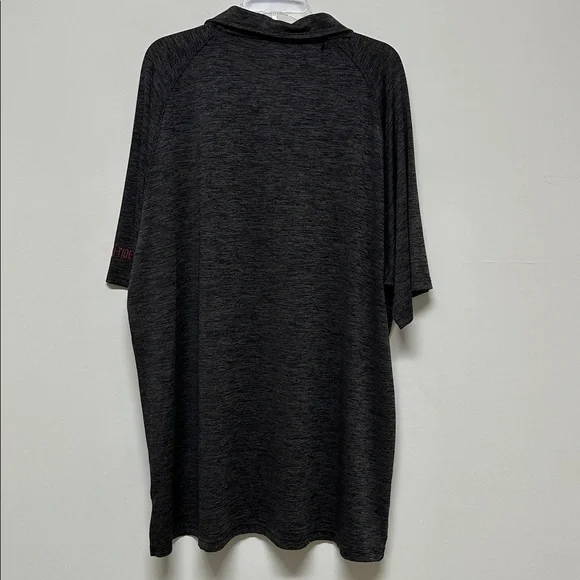 NWOT Colosseum Gray Black Heathered “A”Alabama Polo Golf Shirt Crimson Tide XXL - Picture 8 of 12